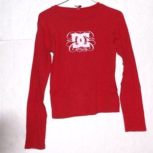DG Red Long Sleeve T-Shirt Size Large